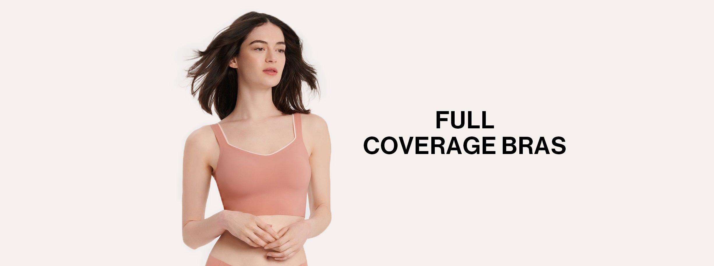 HOMRAA Full Back Coverage Bras for Women, Fashion Deep Cup Hide