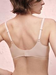 Basic Seamless Lace-Trimmed Bra - Smart Size