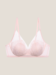 Rococo Lace Triangle Padded Bra