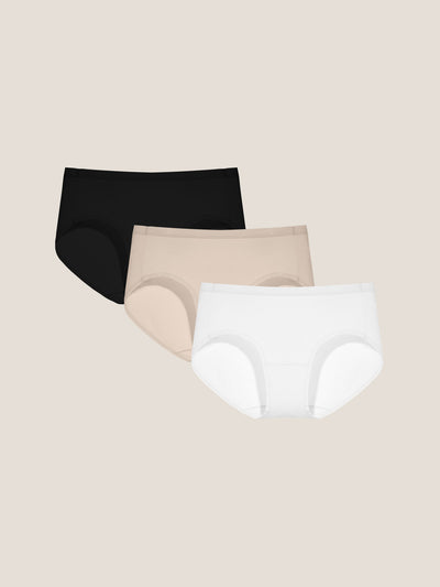 Modal Antibacterial Mid-Rise Briefs 3-Pack