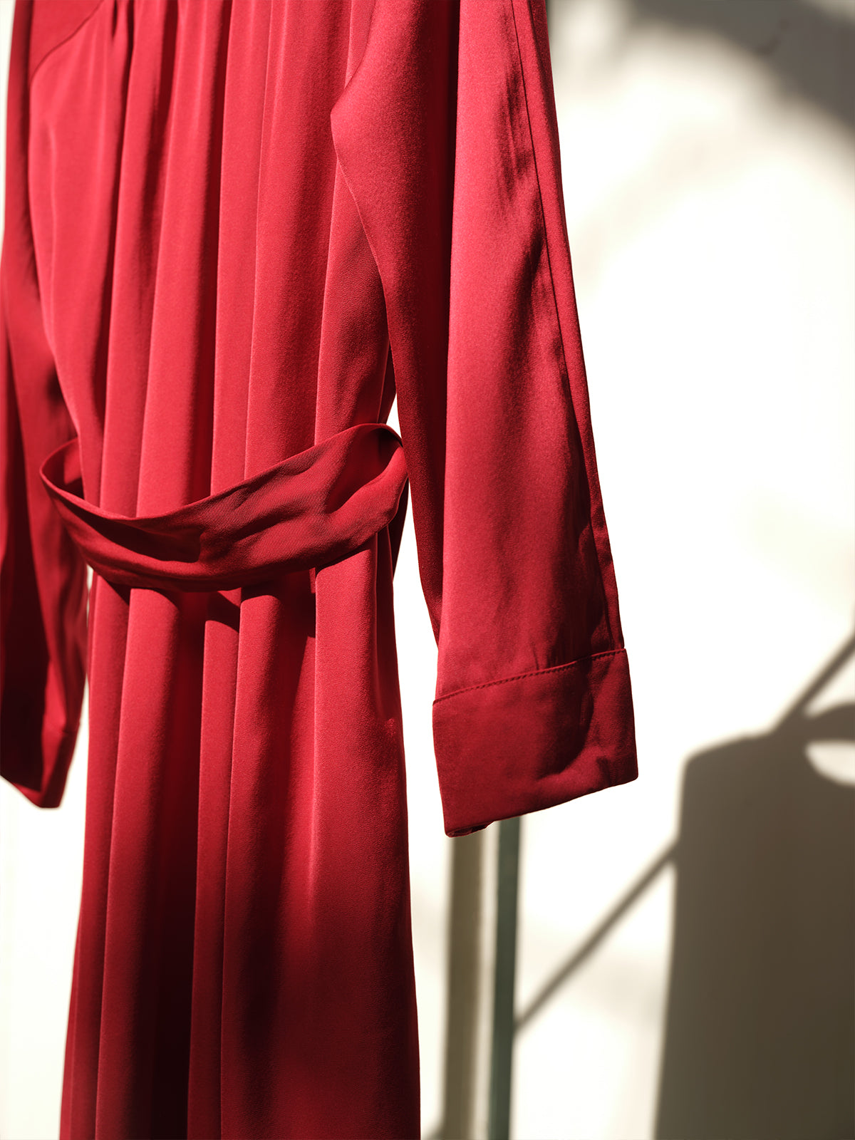 Soft Silk Nine-Quarter Sleeve Robe