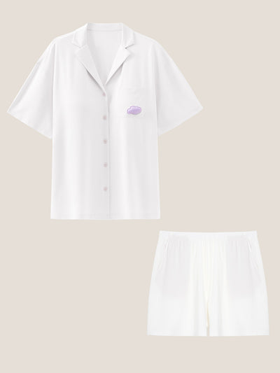 Cloud Cotton Short Sleeve Pajama Set