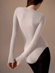 Long Sleeve Scoop Bodysuit