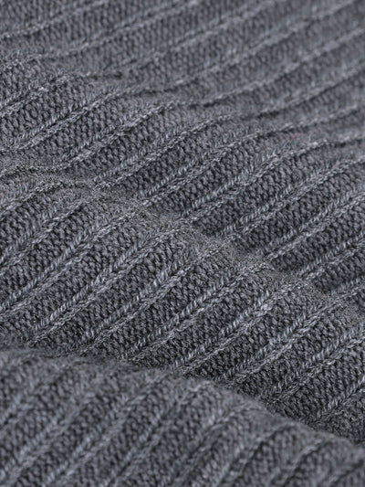 Wool Ribbed Knit Leg Warmer