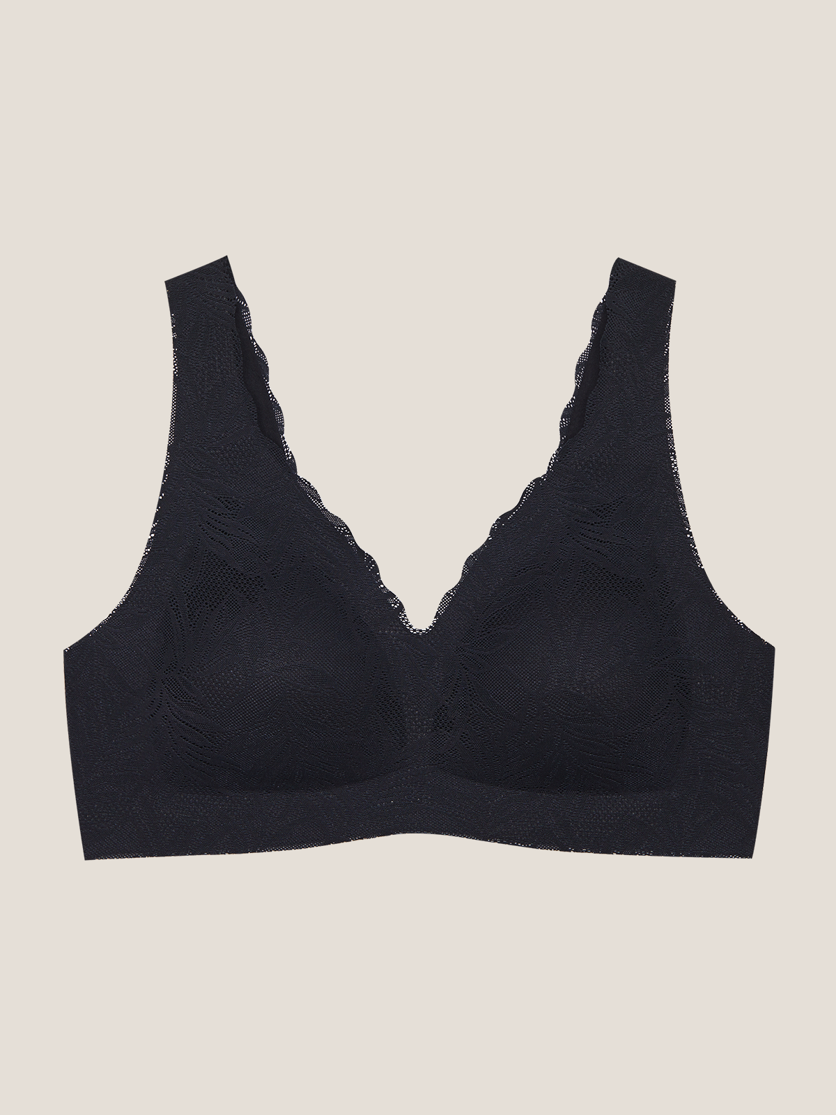 Vine Lace Deep V Bra