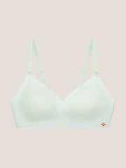 Basic Seamless Deep V Neck Mint-Infused Cooling Bra