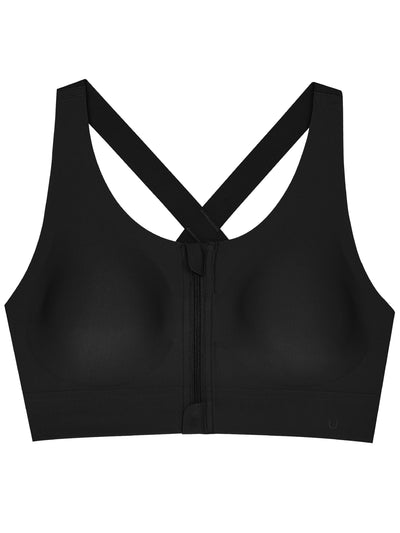 Medium Support Front-Zip Sports Bra