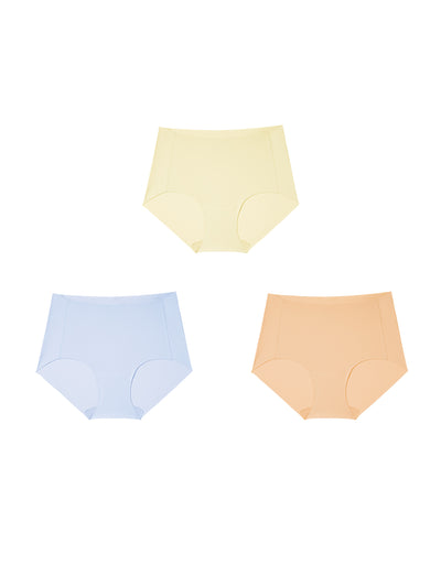 24H Comfort One Size Cooling Mid Waist Brief Kit of 3