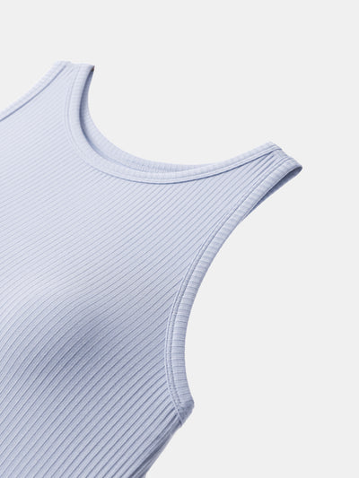 Modal Ribbed Bra Crop Tank