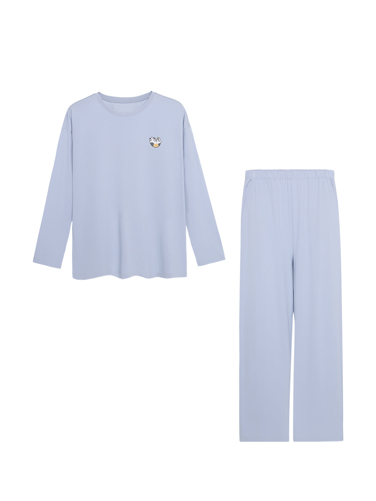 Flash Sale | Animal Printed Long Sleeve Cotton Pajama Set