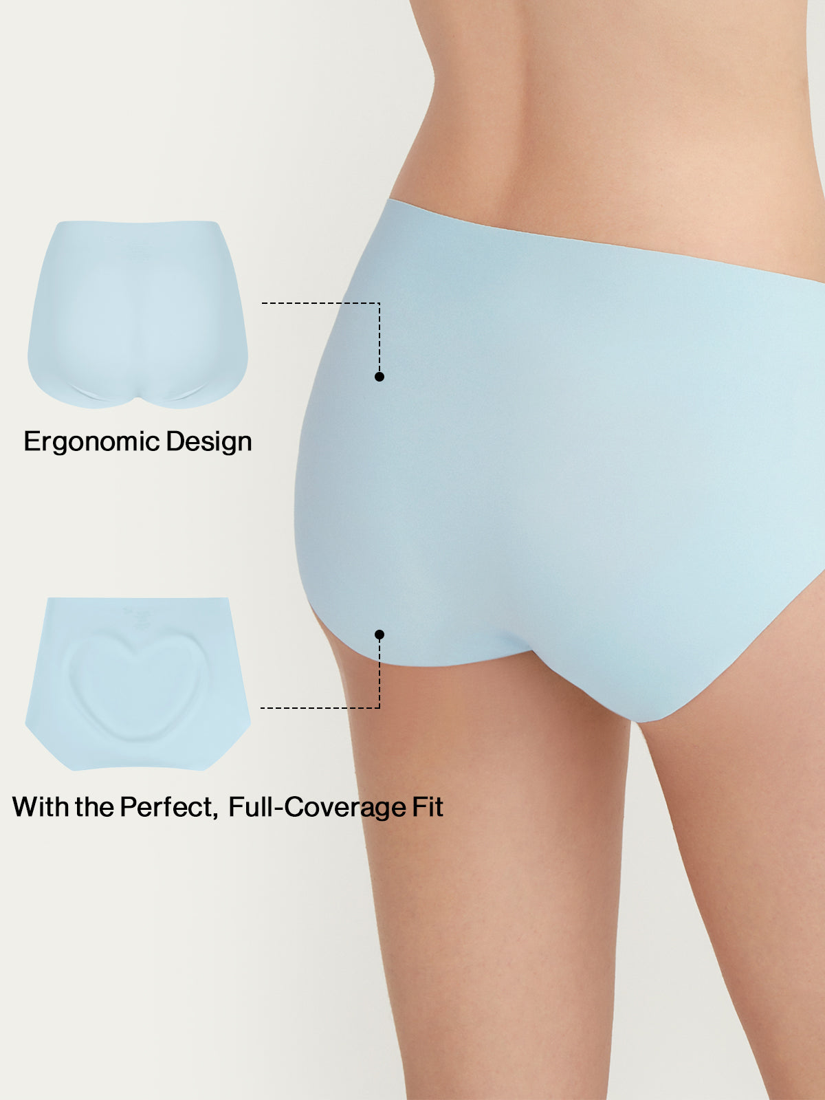 24H Comfort One Size Classic Mid Waist Brief Kit of 3