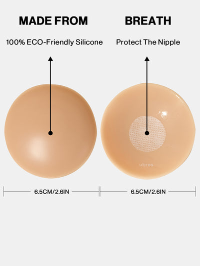 5 pcs Circular Silicone Nipple Covers
