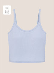 Modal Ribbed Bra Crop Cami