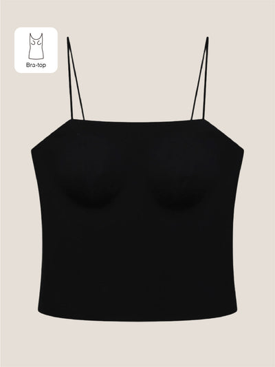 Spaghetti Straps Cami Bra Top