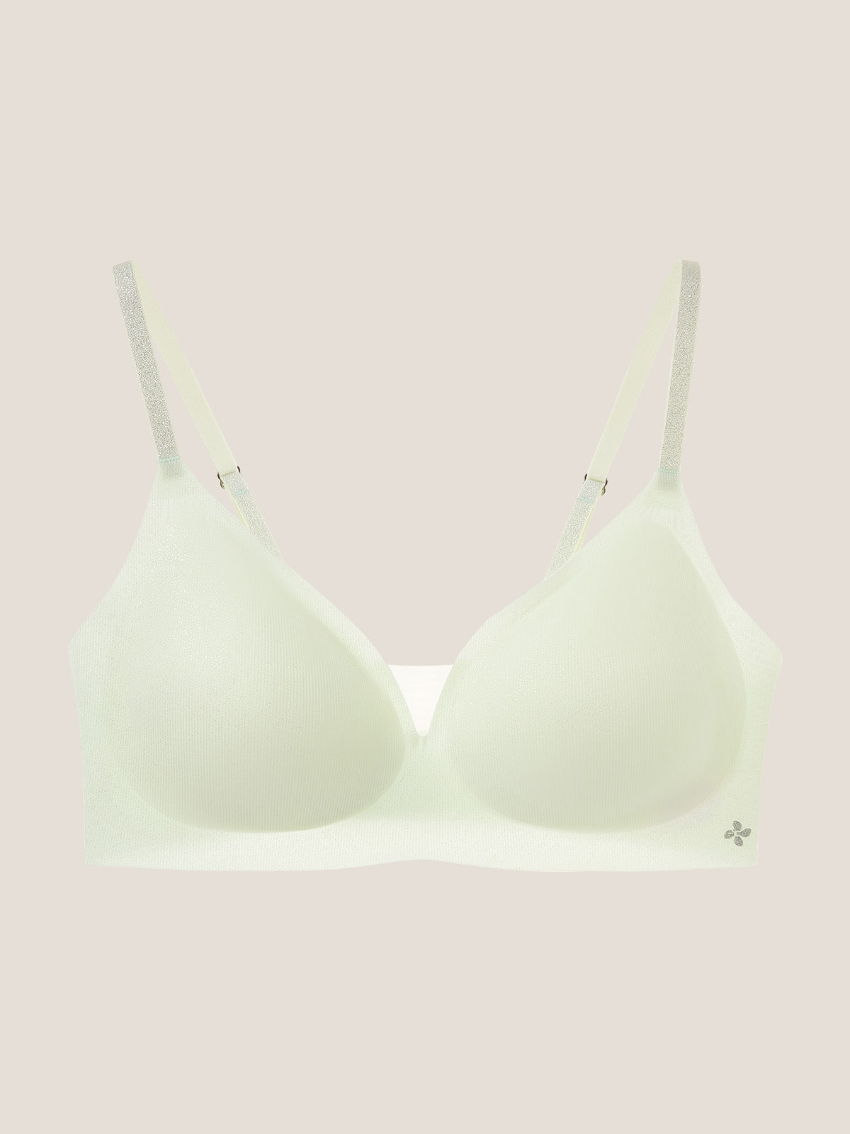 Basic Seamless Deep V Neck Mesh Cooling Bra