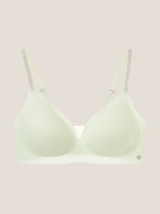 Basic Seamless Deep V Neck Mesh Cooling Bra