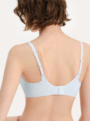 Basic Seamless Deep V Neck Mint-Infused Cooling Bra
