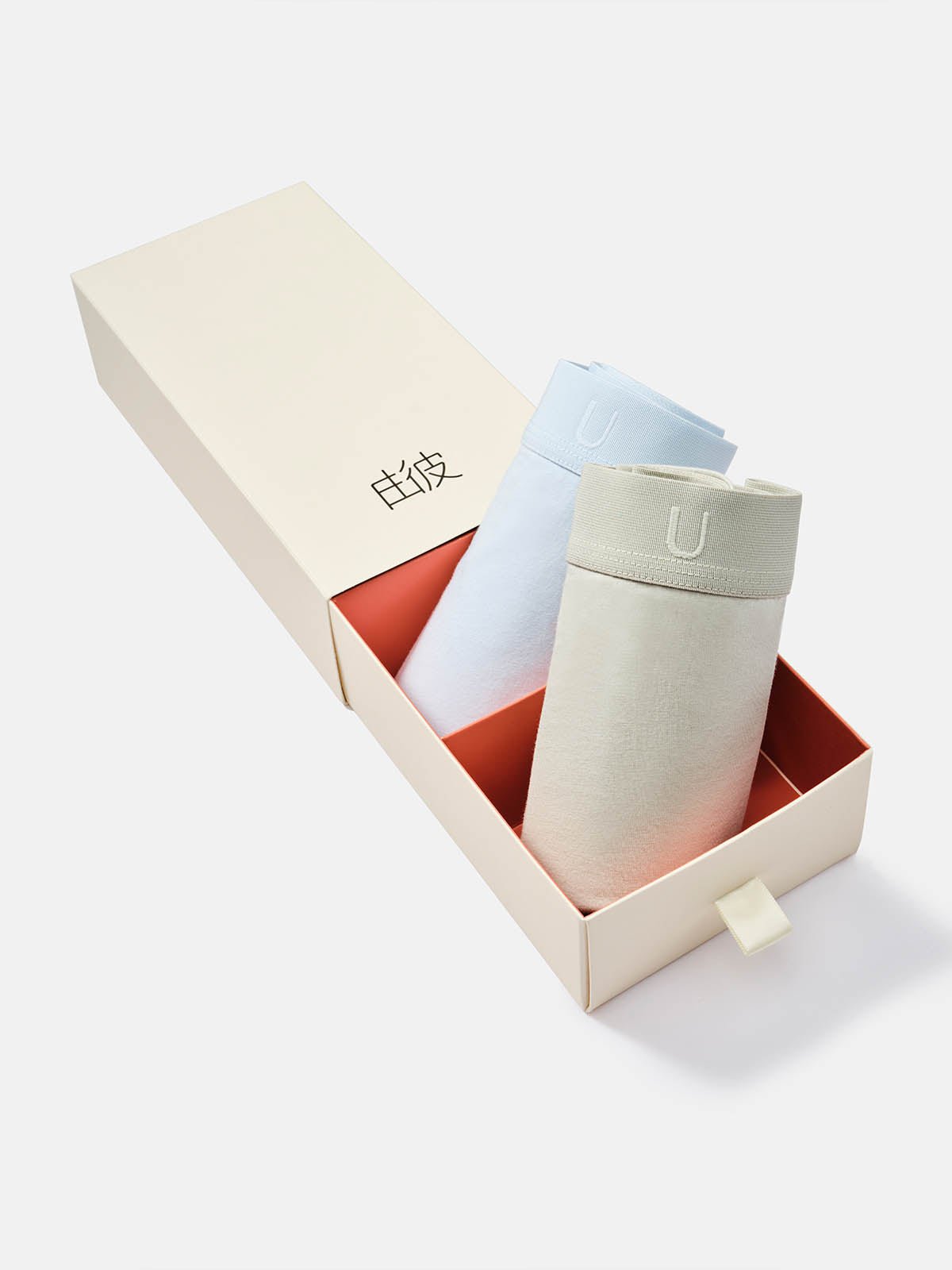 3pcs Cotton Antibacterial Mid-Rise Men's Boxer Brief Kit
