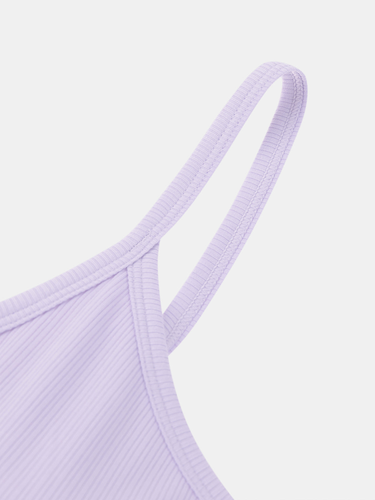 Modal Ribbed Bra Crop Cami