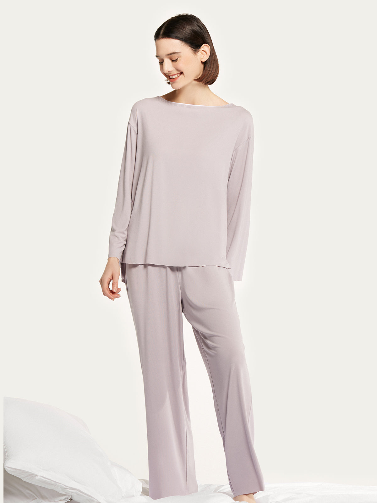Modal Long Sleeve Pajama Set