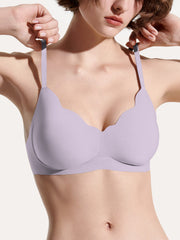 V-neck Contour Wireless Bra