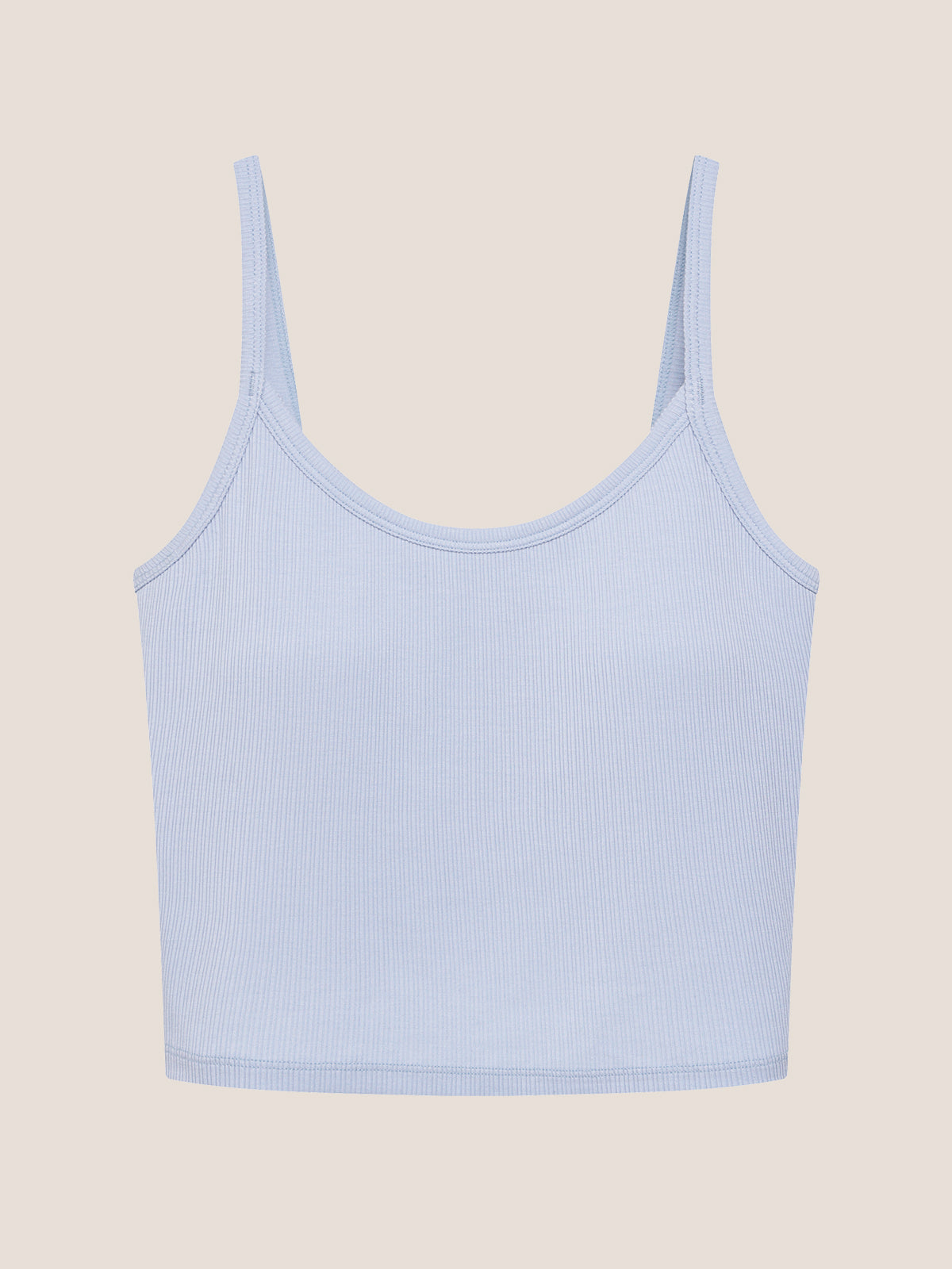 Modal Ribbed Bra Crop Cami