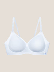 Basic Seamless Deep V Neck Mint-Infused Cooling Bra