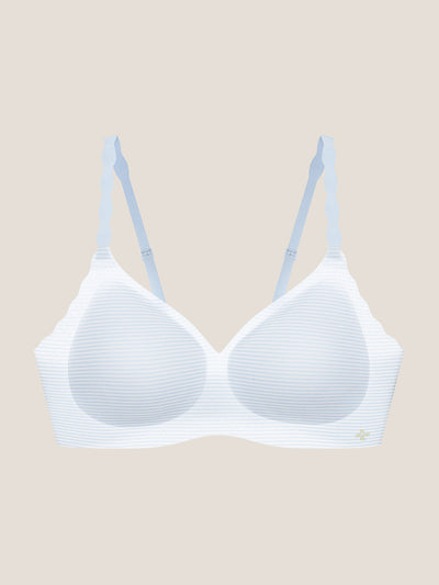 Basic Seamless Deep V Neck Mint-Infused Cooling Bra