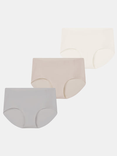 24H Comfort One Size Mid Waist Brief Kit of 3