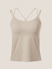 Crisscross Back Bra-In Cami