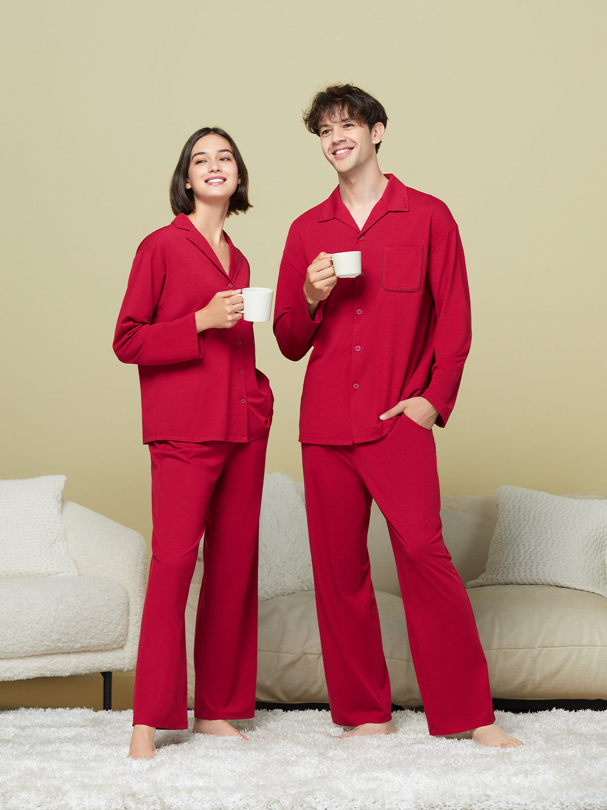 Cotton Long Sleeve Pajama Set