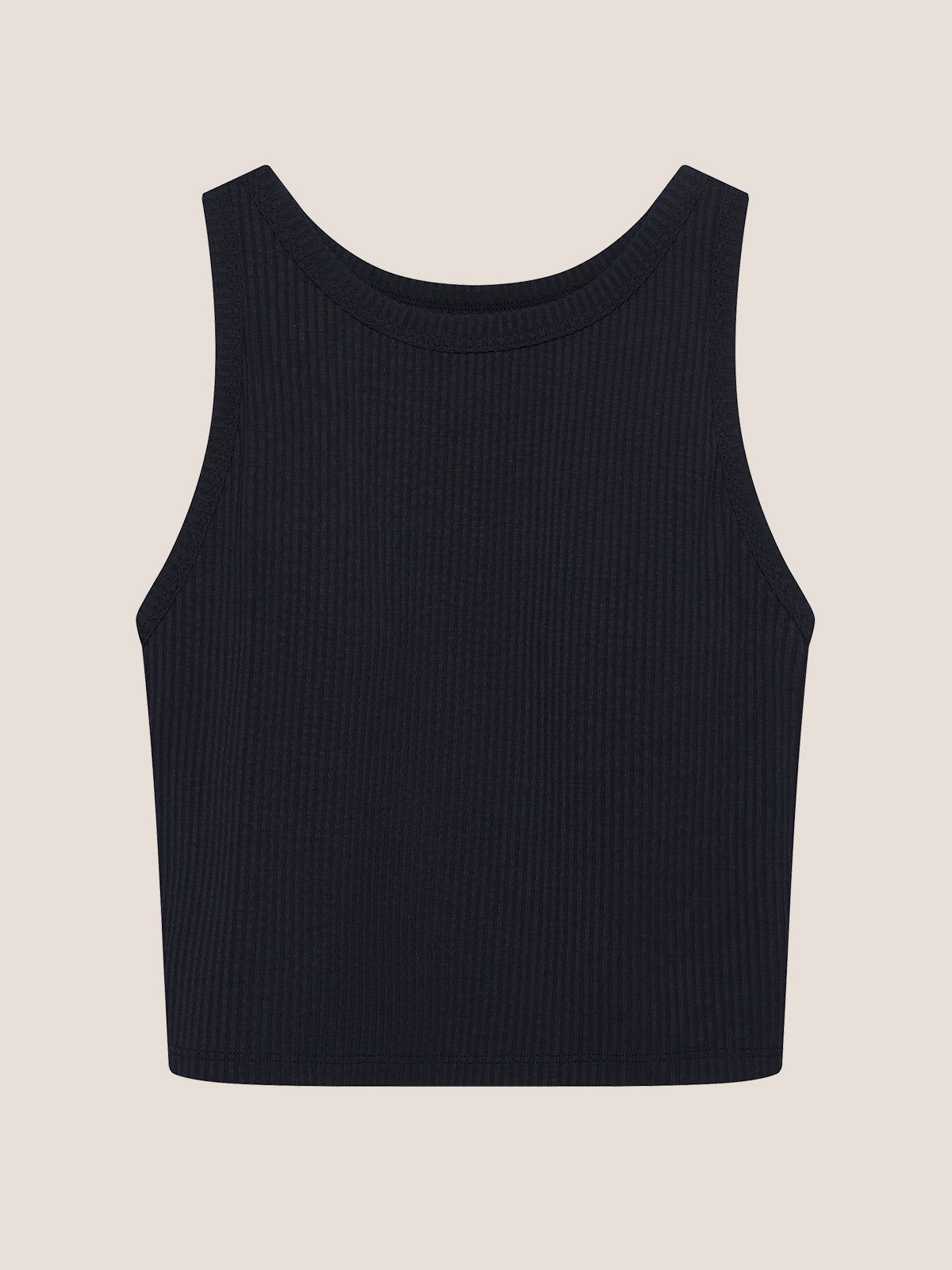 Modal Ribbed Bra Crop Tank