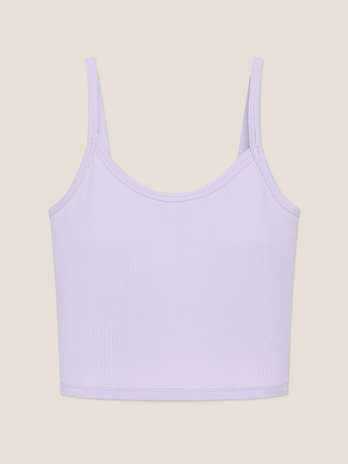 Modal Ribbed Bra Crop Cami