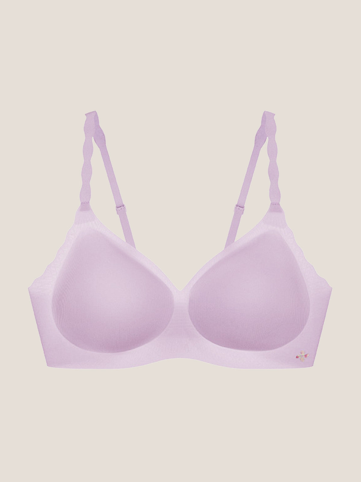 Basic Seamless Deep V Neck Mint-Infused Cooling Bra