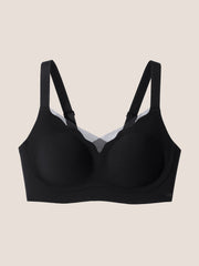 Wave Mesh Support Wireless Bra