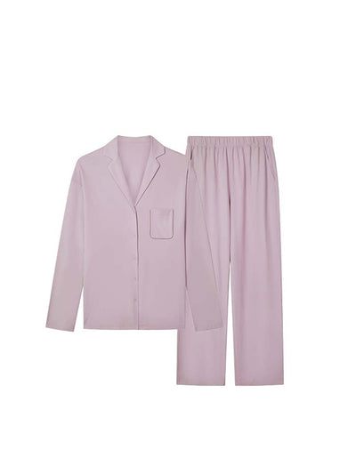 Classic Cotton Notch Collar Pajama Set
