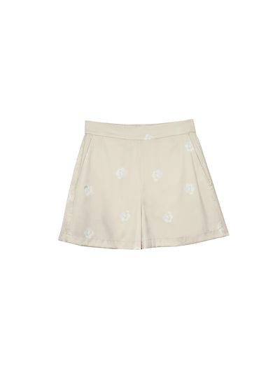 Cami Strap Shorts Set with Built-in Cups (Gardenia Limited Edition)