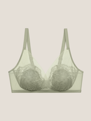 Rococo Lace Triangle Padded Bra