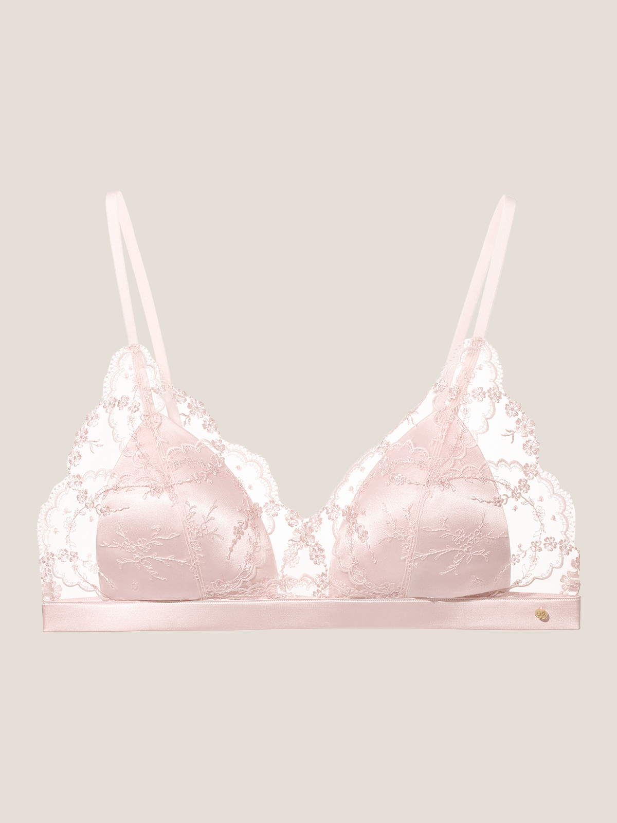 Garden Secret Lace Triangle Bra