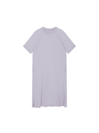 Short-Sleeve Pajama Dress