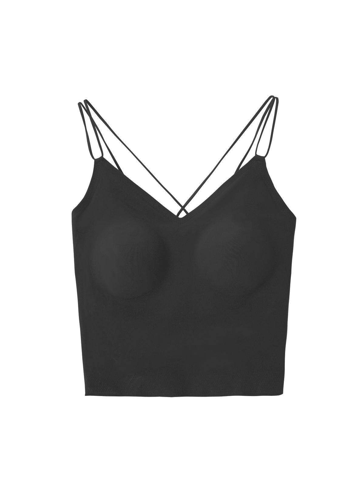 Cross-Back Bra-in Crop Top