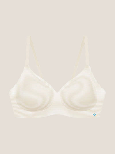 Basic Seamless Deep V Neck Mint-Infused Cooling Bra