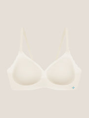 Basic Seamless Deep V Neck Mint-Infused Cooling Bra