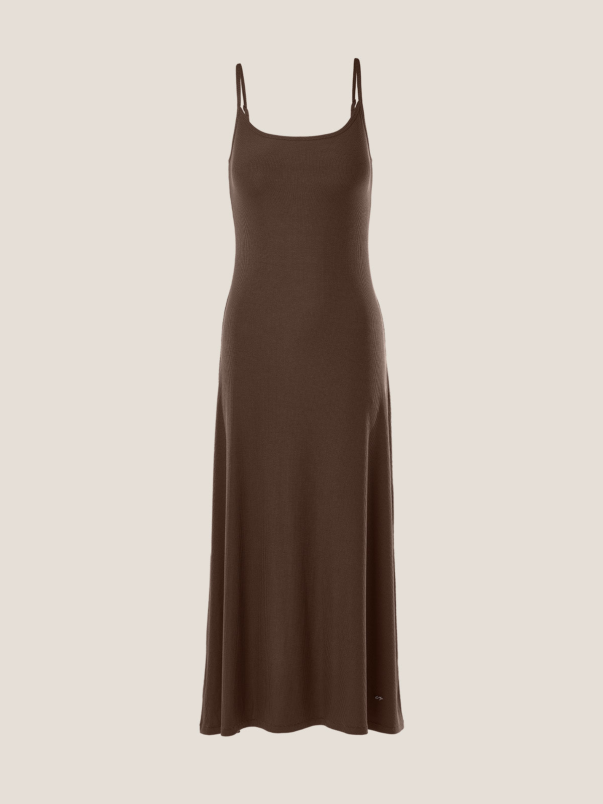 Bra Long Dress, Cherry Wood / L