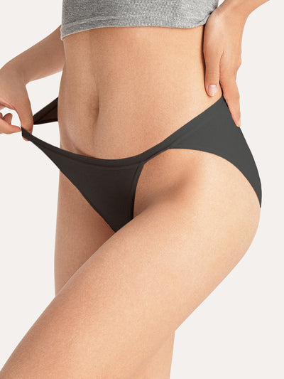 Cotton Rib Mid-Rise Bikini Brief 3-Pack
