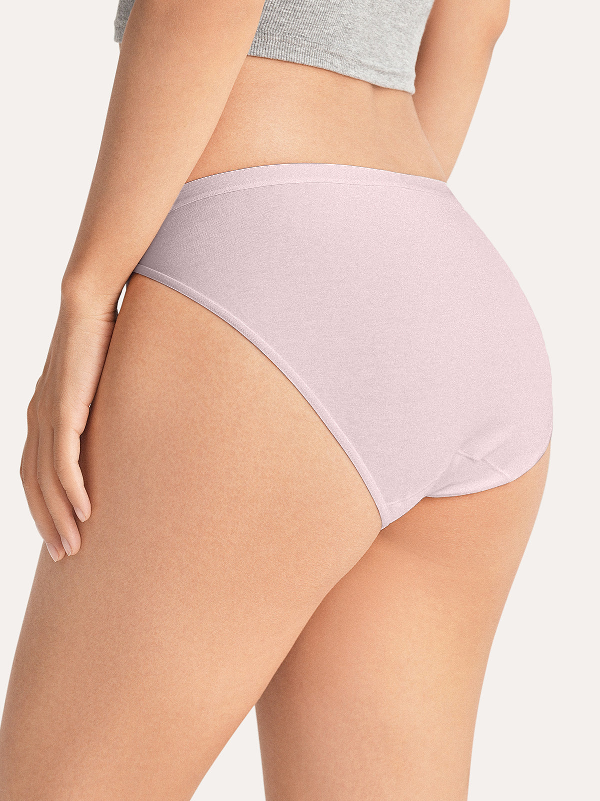 Cotton Rib Mid-Rise Bikini Brief 3-Pack