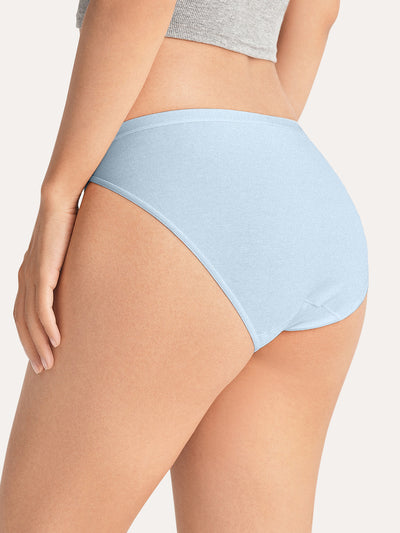 Cotton Rib Mid-Rise Bikini Brief 3-Pack