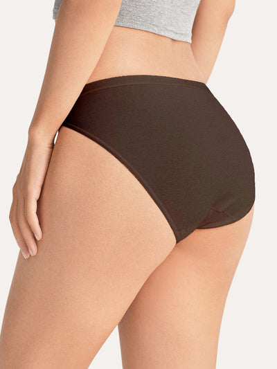 Cotton Rib Mid-Rise Bikini Brief 3-Pack