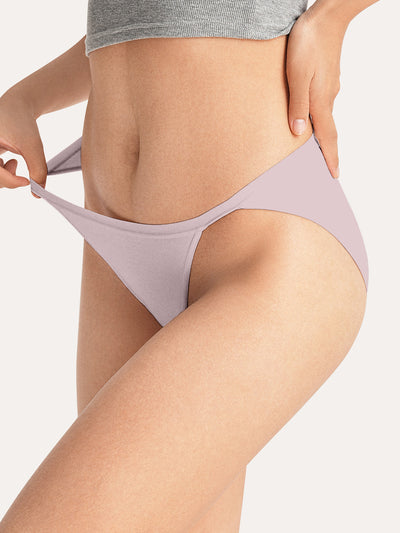 Cotton Rib Mid-Rise Bikini Brief 3-Pack