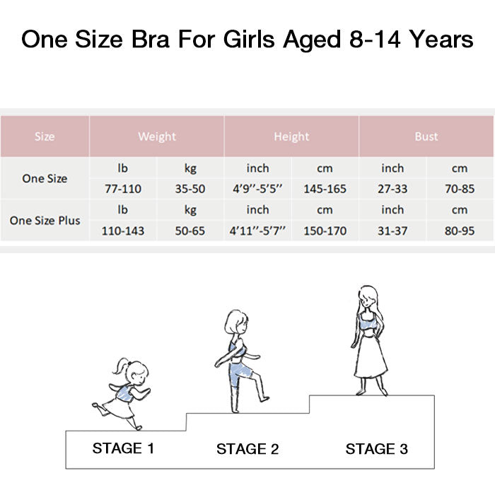 Girls' ONE Size Multifunctional Crossover Bra – ubras